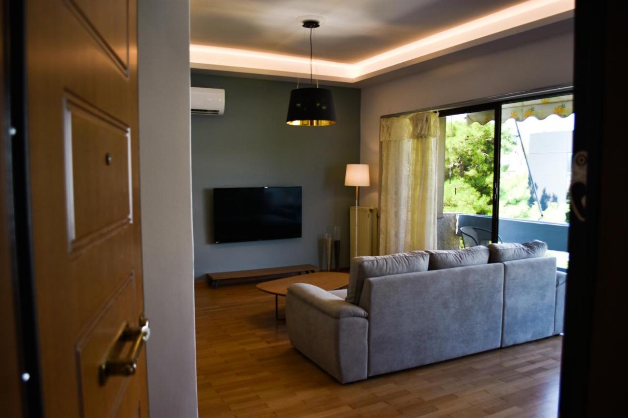 Βright Walled Designed Apt In Glyfada Center Atena Exterior foto