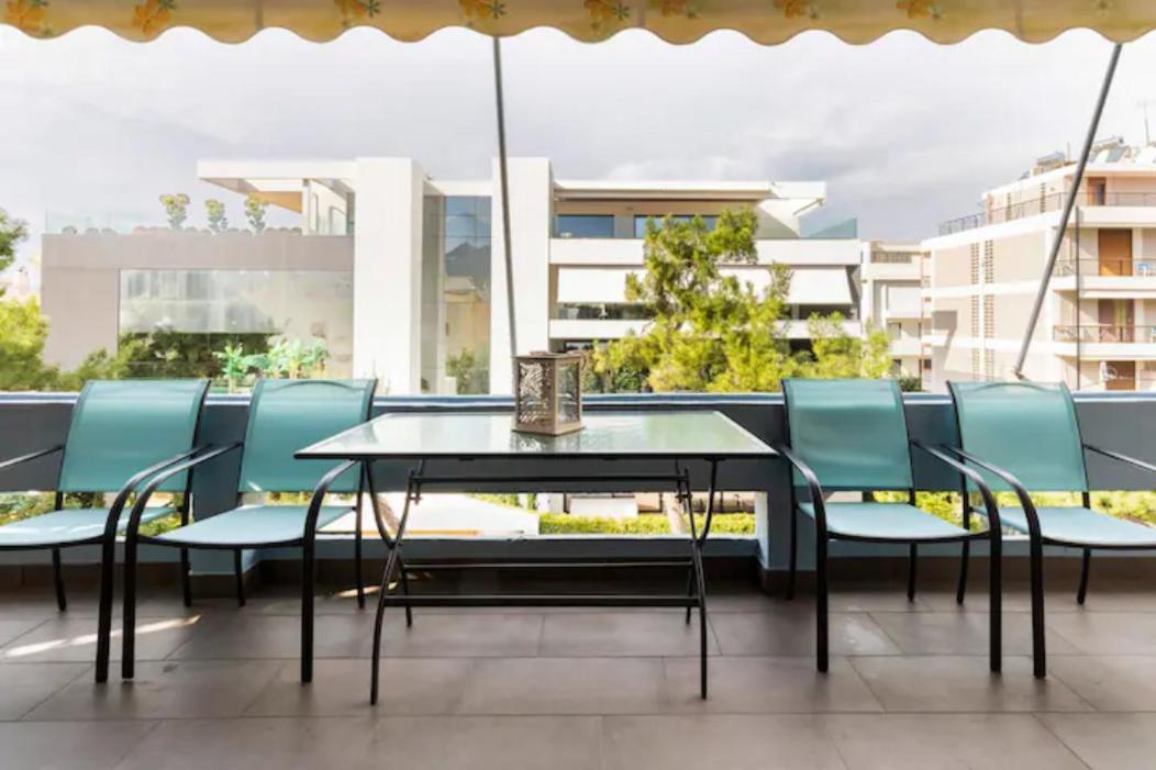 Βright Walled Designed Apt In Glyfada Center Atena Exterior foto